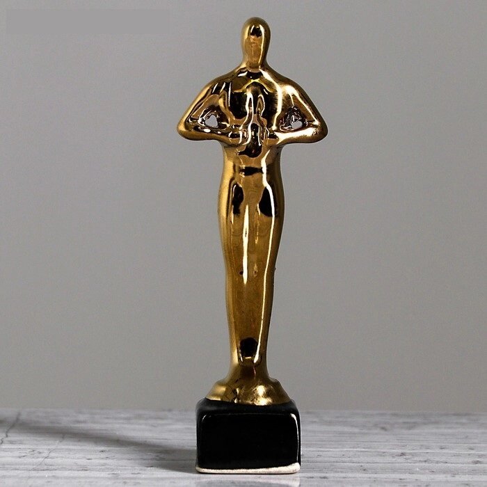 Статуэтка "Оскар", покрытие булат, под нанесение, 10.5 см от компании Магазин сувениров и подарков "Особый Случай" в Челябинске - фото 1