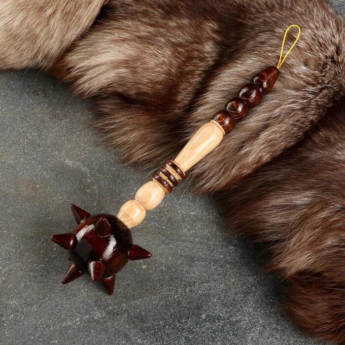 Сувенирное деревянное оружие "Булава", 26 см, микс от компании Магазин сувениров и подарков "Особый Случай" в Челябинске - фото 1