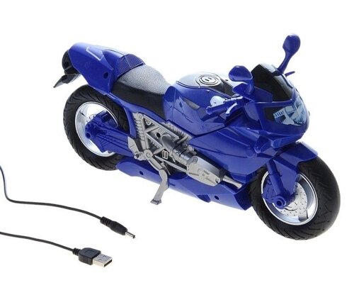 Светильник детский "Мотоцикл", синий