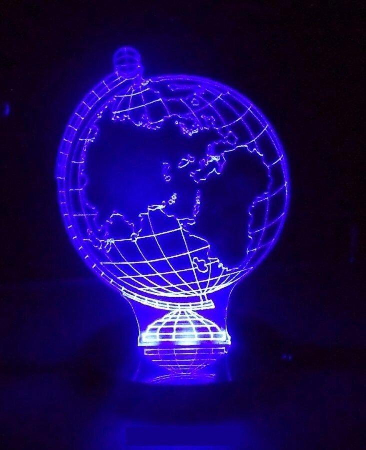 Светильник "Глобус" (светодиодный) от компании Магазин сувениров и подарков "Особый Случай" в Челябинске - фото 1