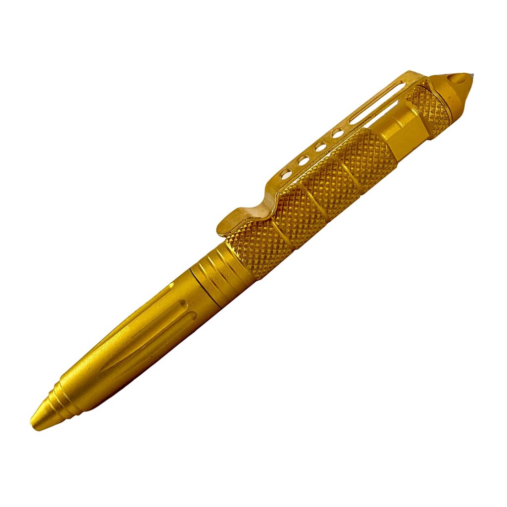 Тактическая ручка самозащиты Premium Survival (золотистая) от компании Магазин сувениров и подарков "Особый Случай" в Челябинске - фото 1