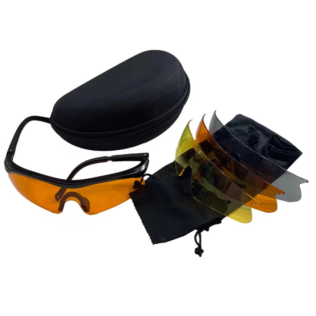 Тактические очки Pyramex со сменными линзами от компании Магазин сувениров и подарков "Особый Случай" в Челябинске - фото 1