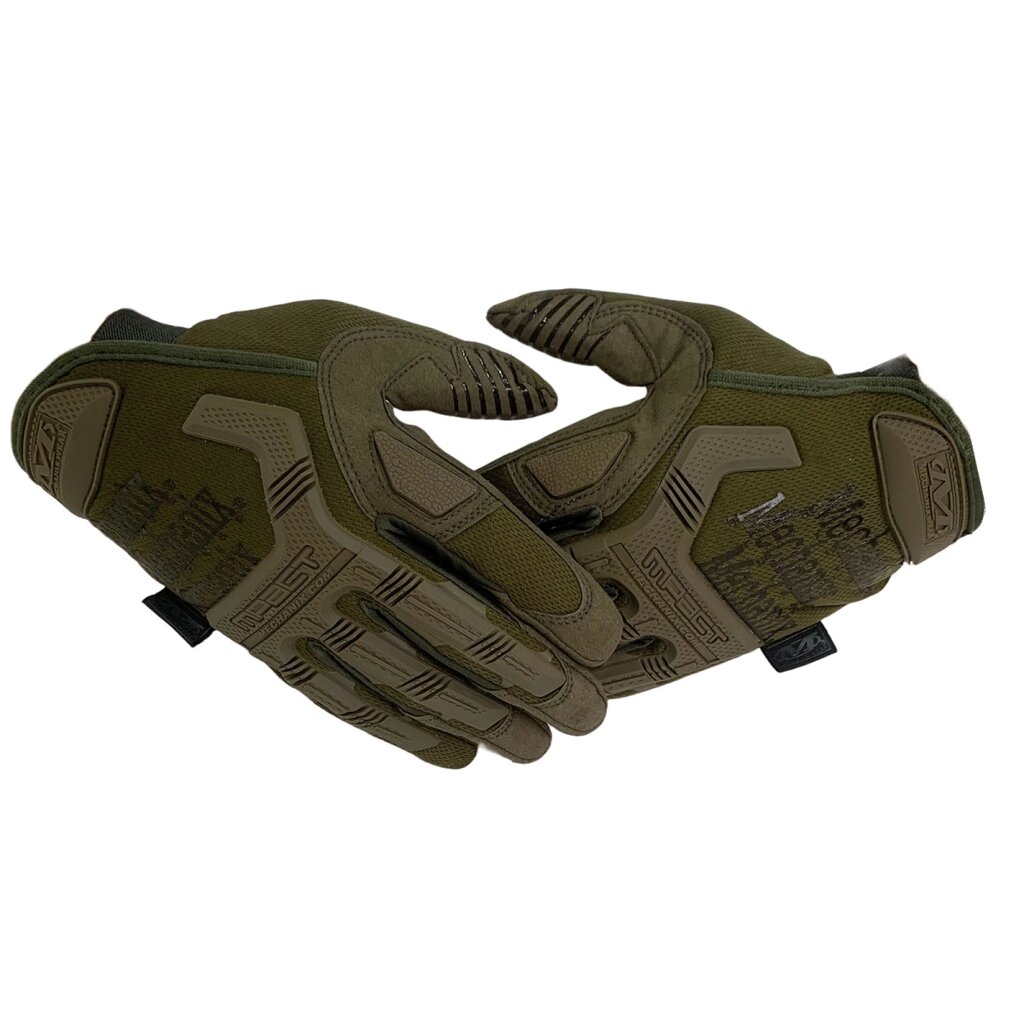 Тактические перчатки Mechanix Wear (хаки-олива) XL (24-27 см) от компании Магазин сувениров и подарков "Особый Случай" в Челябинске - фото 1
