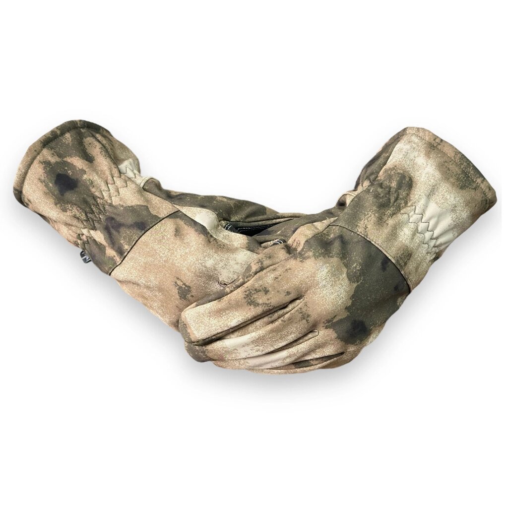 Тактические зимние перчатки SoftShell Shark Skin (Защитный камуфляж) от компании Магазин сувениров и подарков "Особый Случай" в Челябинске - фото 1
