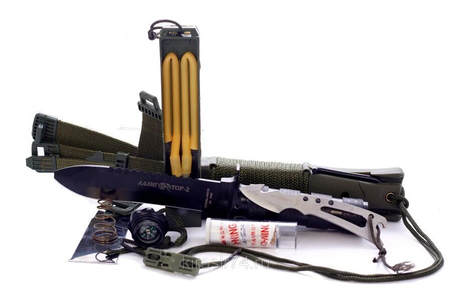 Тактический нож выживания HK5696 "Аллигатор-2", Pirat от компании Магазин сувениров и подарков "Особый Случай" в Челябинске - фото 1