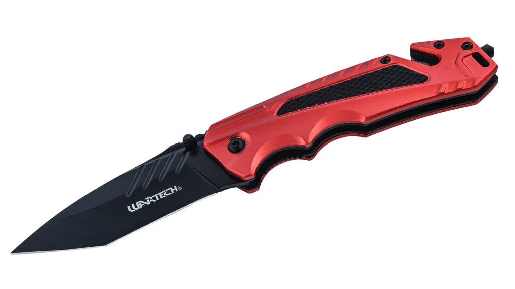 Тактический складной нож Wartech PWT215RD (красный) от компании Магазин сувениров и подарков "Особый Случай" в Челябинске - фото 1