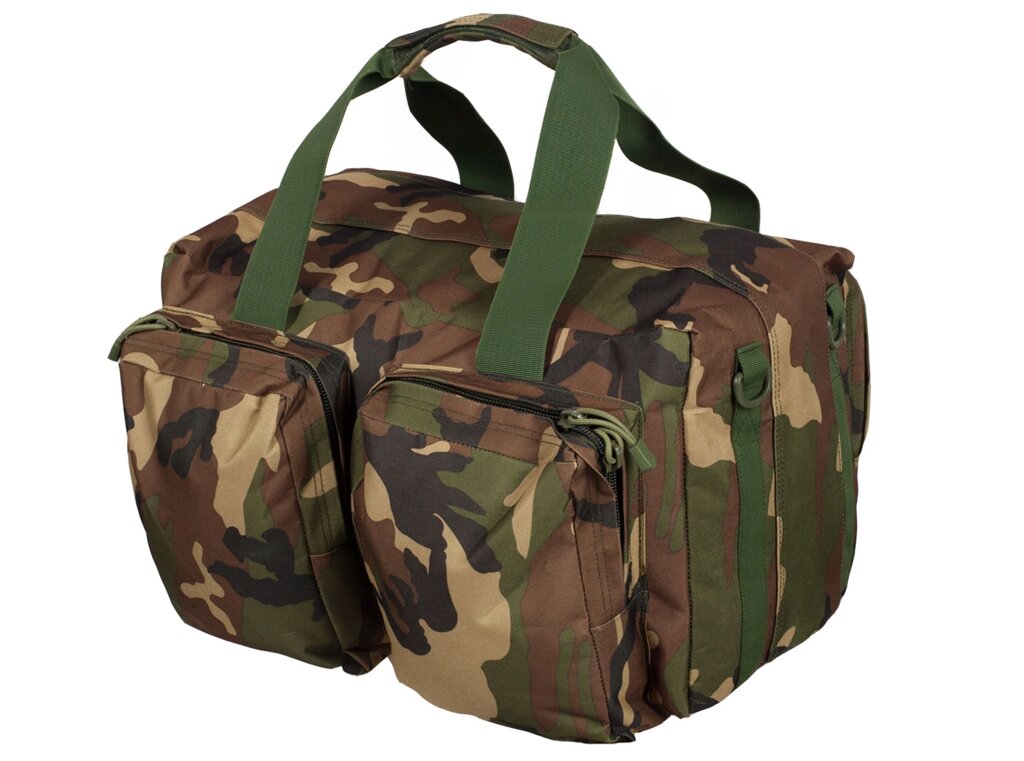 Усовершенствованная тактическая сумка-рюкзак (Woodland) от компании Магазин сувениров и подарков "Особый Случай" в Челябинске - фото 1