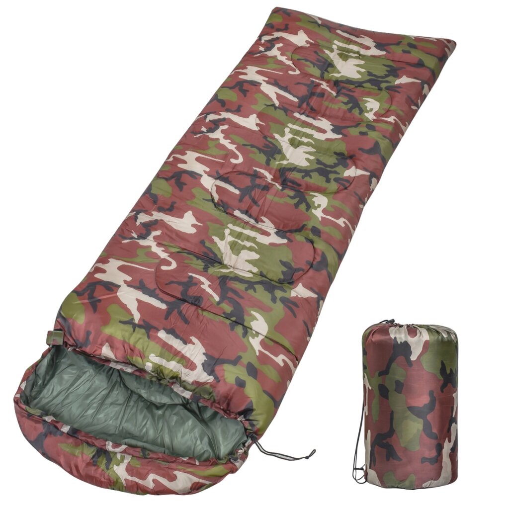Всесезонный военный и туристический спальный мешок (2.4 кг) от компании Магазин сувениров и подарков "Особый Случай" в Челябинске - фото 1
