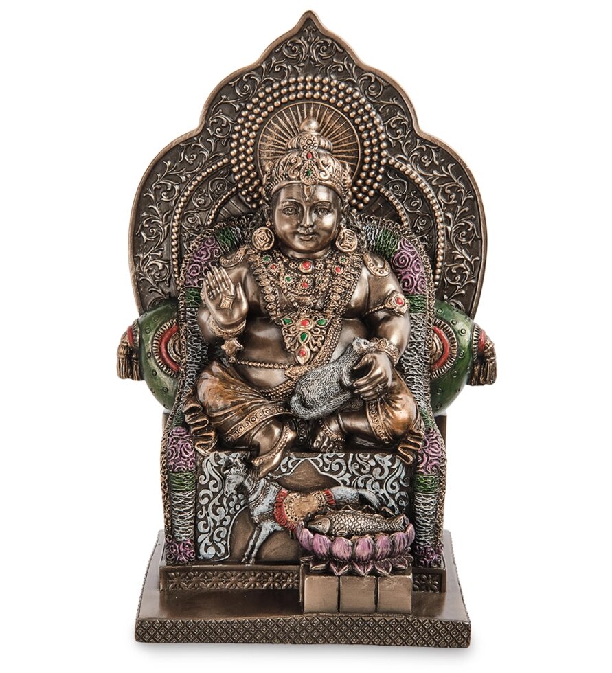 WS-1113 Статуэтка ''Кубера - индусский бог богатства'' от компании Магазин сувениров и подарков "Особый Случай" в Челябинске - фото 1