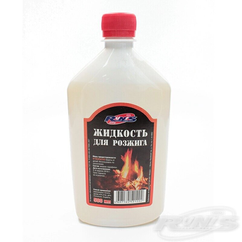 Жидкость для розжига "Runis" (парафин) 0,5 л. 1-012 от компании Магазин сувениров и подарков "Особый Случай" в Челябинске - фото 1