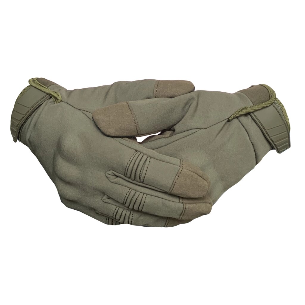 Зимние тактические перчатки хаки XL (24-27 см) от компании Магазин сувениров и подарков "Особый Случай" в Челябинске - фото 1