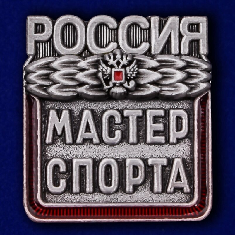 Знак "Мастер спорта России" от компании Магазин сувениров и подарков "Особый Случай" в Челябинске - фото 1