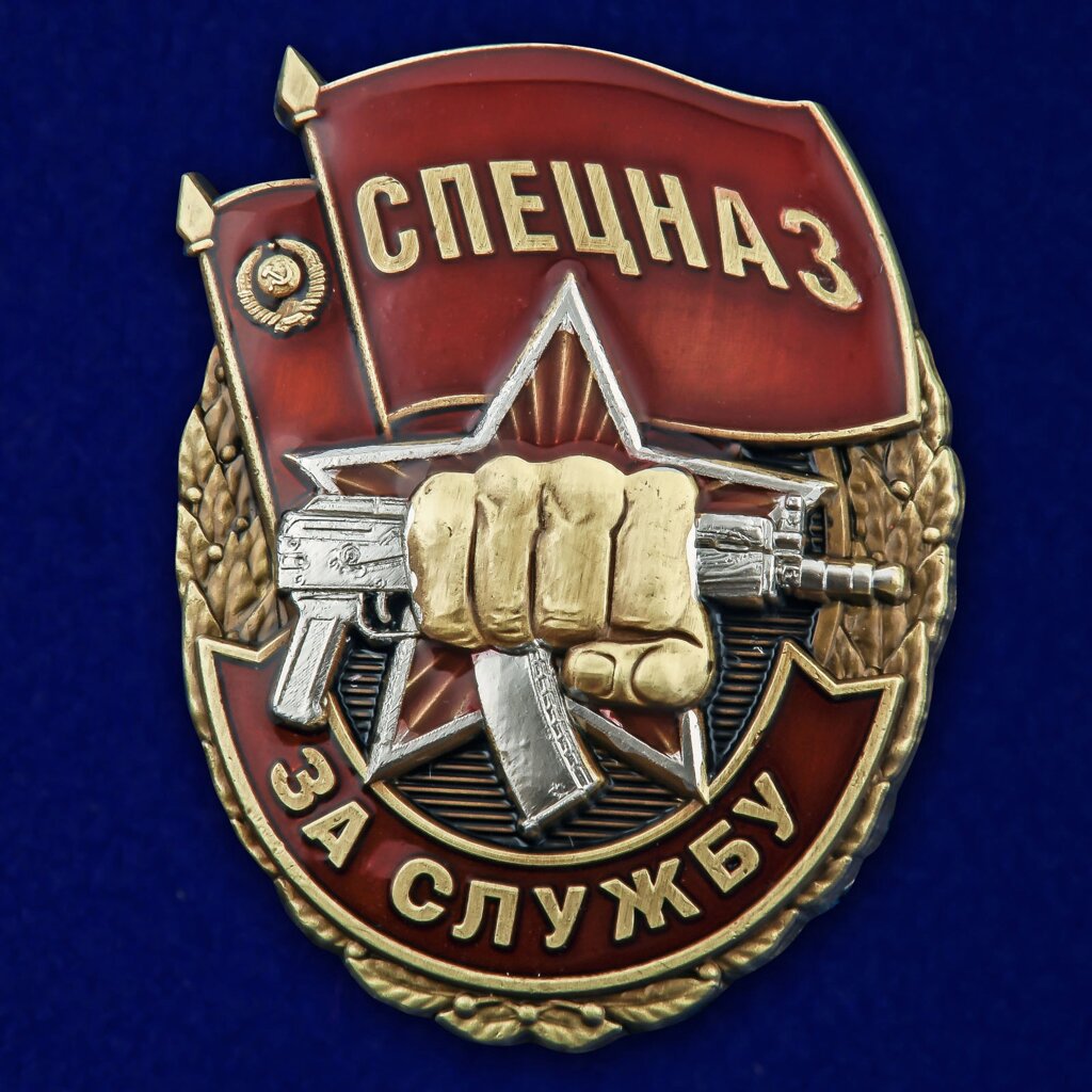 Знак "За службу в Спецназе" от компании Магазин сувениров и подарков "Особый Случай" в Челябинске - фото 1
