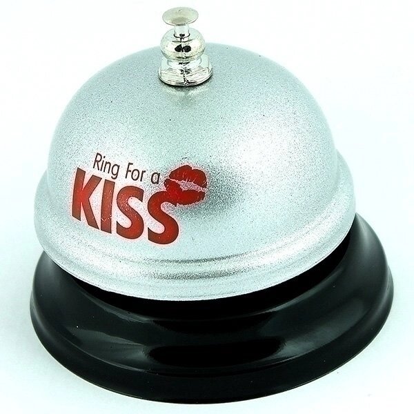 Звонок настольный Ring for a KISS от компании Магазин сувениров и подарков "Особый Случай" в Челябинске - фото 1