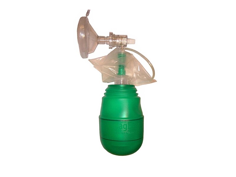 Аппарат ручной дыхательный BagEasyТМ взрослый (типа Амбу) США - с наркозной маской, кислородным шлангом и мешком от компании ЛИДЕРМЕД - фото 1