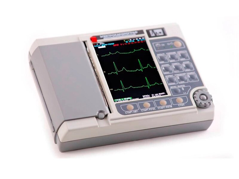 Электрокардиограф ЭК12Т-01 (Диагональ 141 мм) - со встроенной программой полной интерпретации от компании ЛИДЕРМЕД - фото 1
