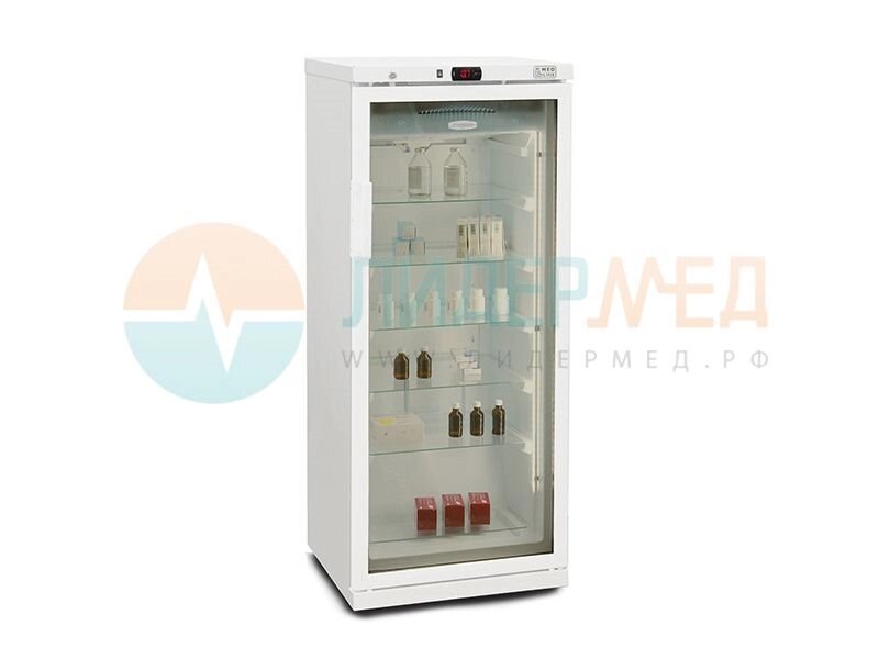 Холодильник фармацевтический Бирюса 250/6  - с глухой дверью от компании ЛИДЕРМЕД - фото 1