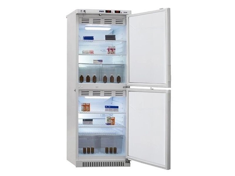 Холодильник фармацевтический двухкамерный ХФД-280 "POZIS" - ХФД-280 металлические двери от компании ЛИДЕРМЕД - фото 1
