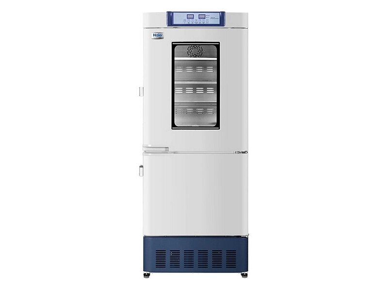 Холодильник фармацевтический с морозильной камерой Haier HYCD-282 - со стеклянным окном от компании ЛИДЕРМЕД - фото 1