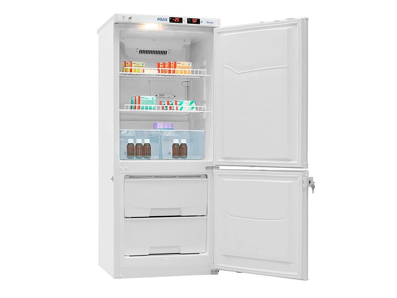 Холодильник лабораторный ХЛ-250 "POZIS" Позис - ХЛ-250 металлические двери от компании ЛИДЕРМЕД - фото 1