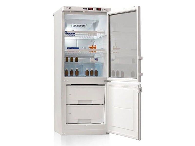 Холодильник лабораторный ХЛ-250 "POZIS" Позис - ХЛ-250 (ТС) тонированные и металлические двери от компании ЛИДЕРМЕД - фото 1