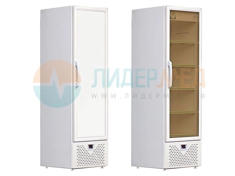Холодильник-шкаф фармацевтический XШФ-ЕНИСЕЙ 350 - 350-3БР– с полупрозрачной бронзовой дверью от компании ЛИДЕРМЕД - фото 1