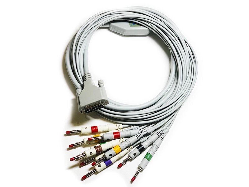 Кабель для ЭКГ с отведениями (10 проводов)  - от компании ЛИДЕРМЕД - фото 1