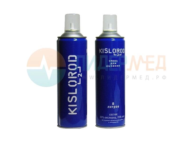 Кислородный баллончик KISLOROD - K12L без маски от компании ЛИДЕРМЕД - фото 1
