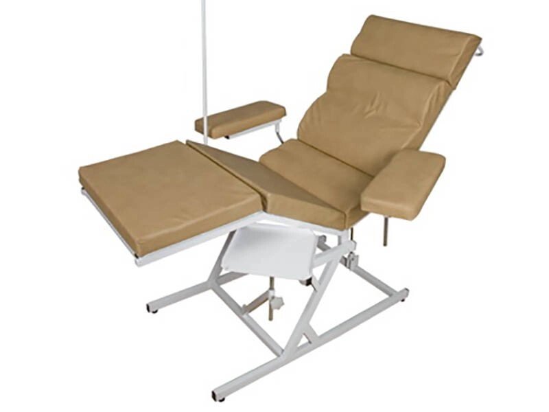Кресло донорское КДн — «Диакомс» - трехсекционное с управляемым наклоном от компании ЛИДЕРМЕД - фото 1