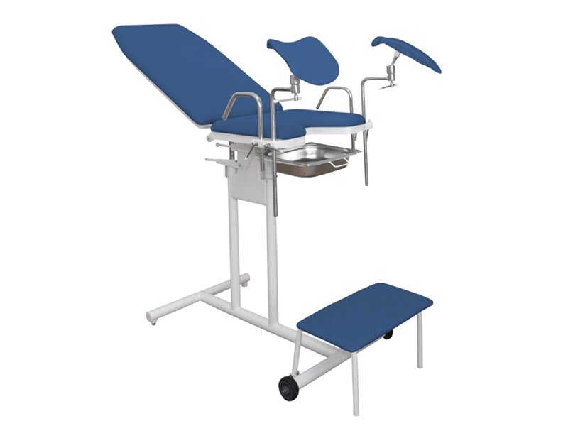 Кресло гинекологическое КГ-1 ДЗМО - синий от компании ЛИДЕРМЕД - фото 1