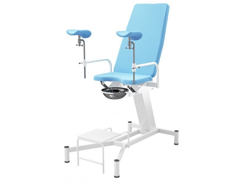 Кресло гинекологическое КГ-409-МСК  - с постоянной высотой и механической регулировкой спинки и сидения (код МСК-409) от компании ЛИДЕРМЕД - фото 1