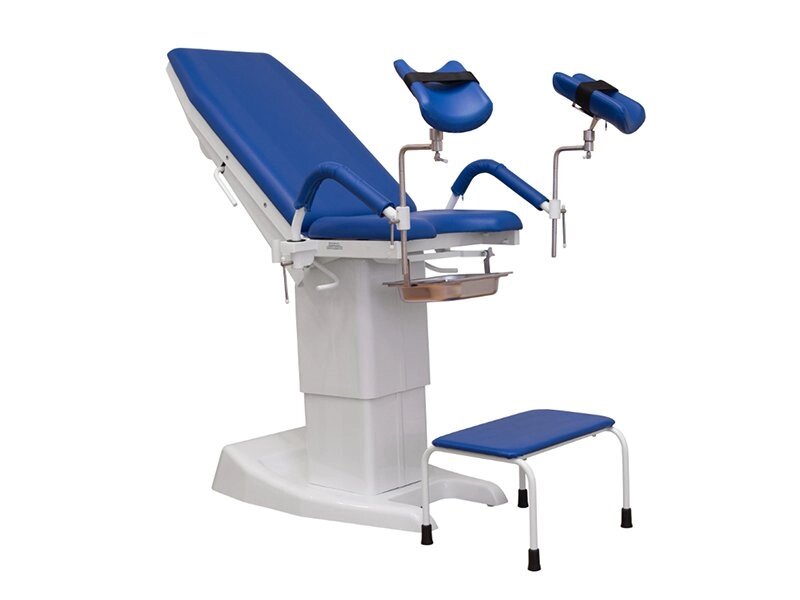Кресло гинекологическое КГ-6-2 ДЗМО - синее от компании ЛИДЕРМЕД - фото 1