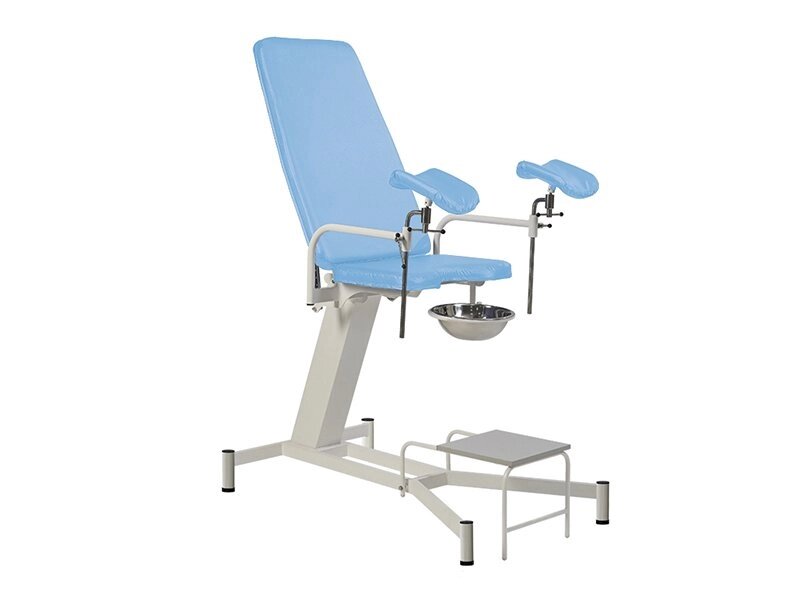 Кресло гинекологическое КГ-«МСК» 1409 - с постоянной высотой и механической регулировкой спинки (код МСК-1409) от компании ЛИДЕРМЕД - фото 1