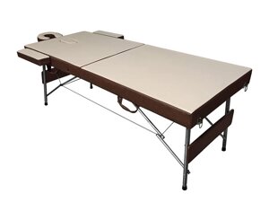 Массажный стол складной М110-02 - алюминий/иск. кожа