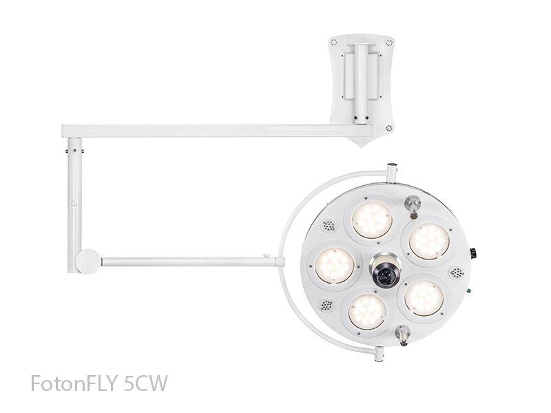 Медицинский хирургический светильник FotonFLY настенный - FotonFLY 5СW видеосистема от компании ЛИДЕРМЕД - фото 1