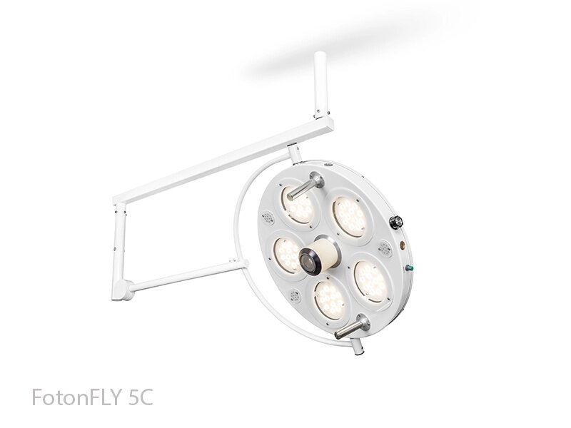 Медицинский хирургический светильник FotonFLY потолочный - FotonFLY 5С видеосистема от компании ЛИДЕРМЕД - фото 1