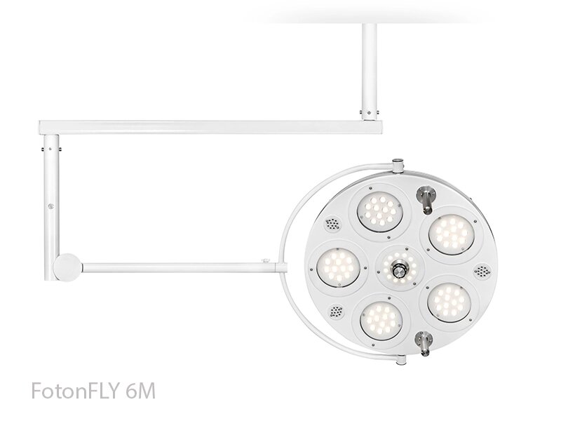 Медицинский хирургический светильник FotonFLY потолочный - FotonFLY 6М от компании ЛИДЕРМЕД - фото 1