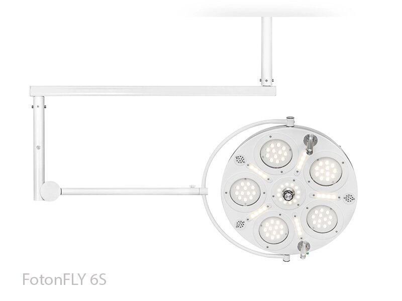 Медицинский хирургический светильник FotonFLY потолочный - FotonFLY 6S от компании ЛИДЕРМЕД - фото 1