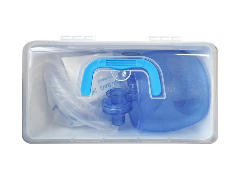 Мешок дыхательный реанимационный силиконовый (Мешок Амбу) многоразовый - взрослый 1650 мл от компании ЛИДЕРМЕД - фото 1