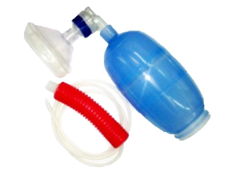 Мешок дыхательный стерилизуемый силиконовый  - Для взрослых объемом 1200 мл. с клапаном пациента, впускным клапаном и 2 от компании ЛИДЕРМЕД - фото 1