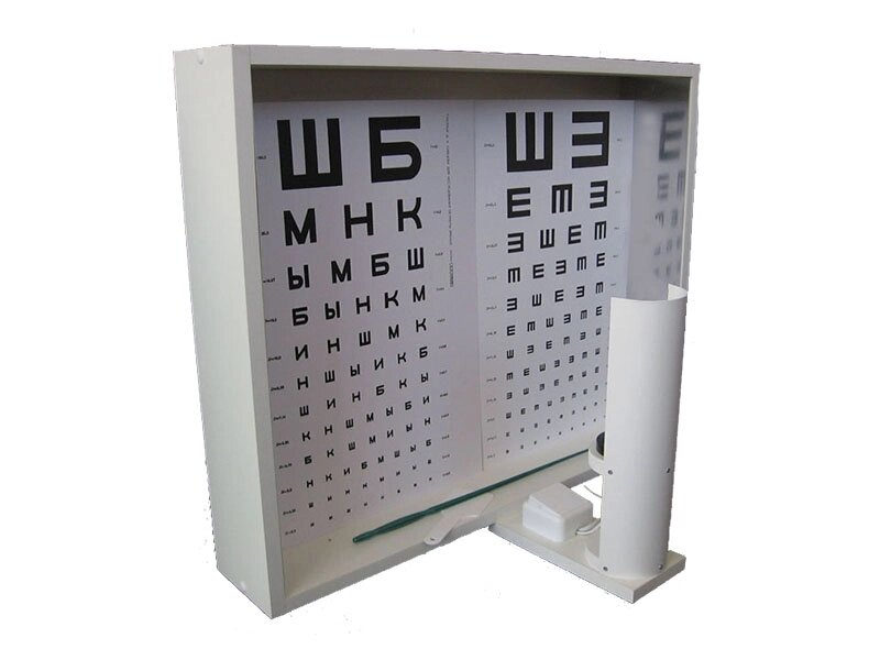 Осветитель таблиц ОТИЗ-40-01 исполнение 3 (Аппарат Ротта) -  для исследования остроты зрения от компании ЛИДЕРМЕД - фото 1