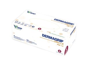 Перчатки нитриловые гипоаллергенные DERMAGRIP ULTRA LS неопудренные - XL