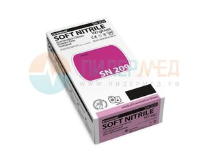 Перчатки нитриловые MANUAL SOFT NITRILE нестерильные, неопудренные - M