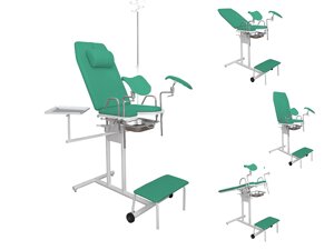 Кресло гинекологическое КГ-1 ДЗМО - зеленый