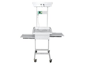 Стол для санитарной обработки новорожденных АИСТ-2 - (с матрацем, полки с порошковым покрытием)