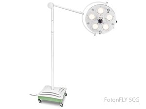 Светильник хирургический FotonFly с блоком аварийного питания - FotonFLY 5СG-А перекатной