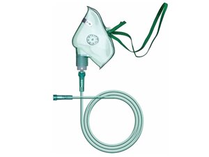 Маска лицевая кислородная с трубкой 2 м Alba Healthcare -