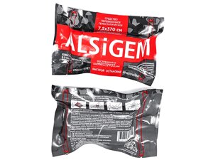 Бинт-тампонада кровоостанавливающая ALSiGEM - 7,5х370