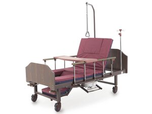 Кровать механическая YG-6 - ММ-2624Н-02, с туалетным устройством и функцией «кардиокресло»