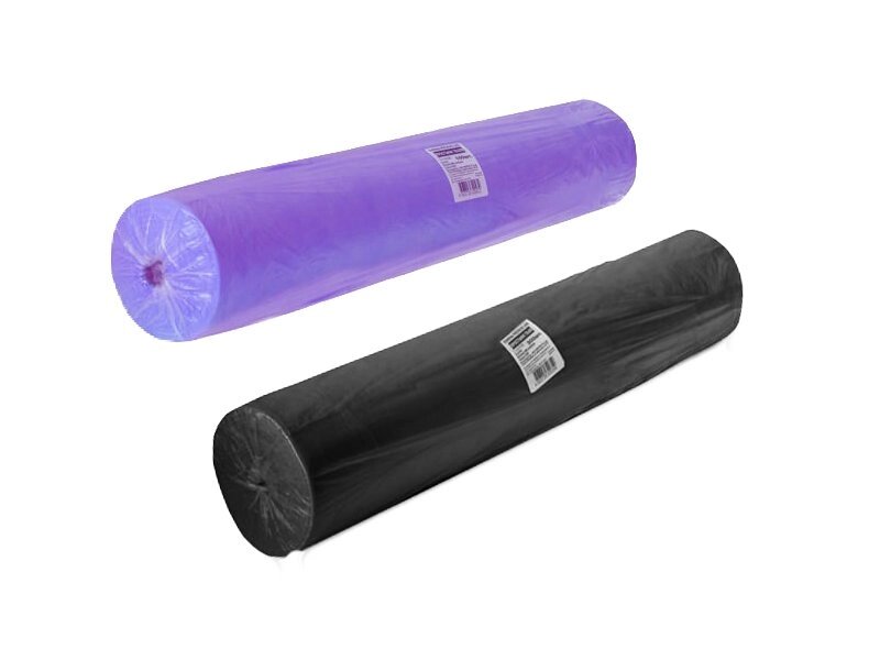 Простыни 70*200 в рулоне фиолетовый/черная Premium Line - от компании ЛИДЕРМЕД - фото 1